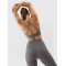 Women's light support padded sports bra spaghetti back cross yoga bralette