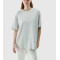 Unisex oversized plain t shirts for women with pockets crew neck lightweight sports tees