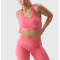 New arrival scoop neck sports bra with mesh back light support padded yoga bralette