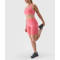 New arrival scoop neck sports bra with mesh back light support padded yoga bralette