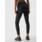 Tummy control performance tights with side pockets side mesh plain yoga leggings
