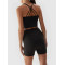 High waisted compressive bike shorts buttery soft nylon spandex yoga shorts
