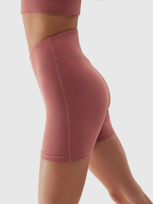 High waisted compressive bike shorts buttery soft nylon spandex yoga shorts