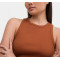Women's ribbed slim fit tank top sleeveless moisture-wicking yoga top