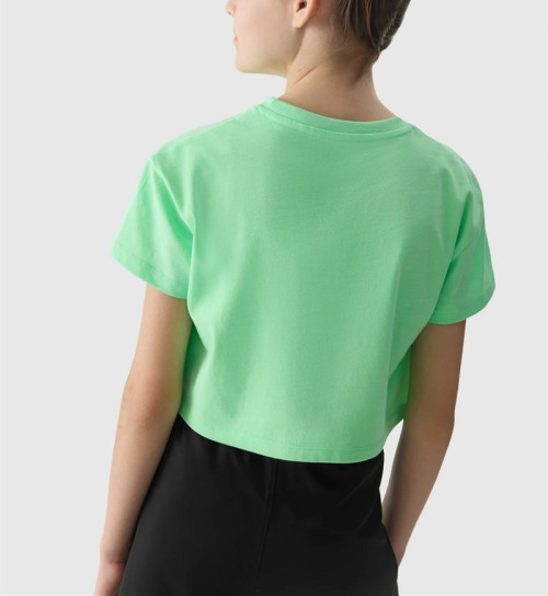 New arrival short sleeve crop t shirts for girls loose fit cropped tops