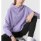 Girls 100%cotton pullover hoodies loose fit basic sweatshirts with kangaroo pockets