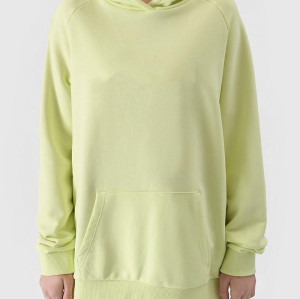Girls 100%cotton pullover hoodies loose fit basic sweatshirts with kangaroo pockets