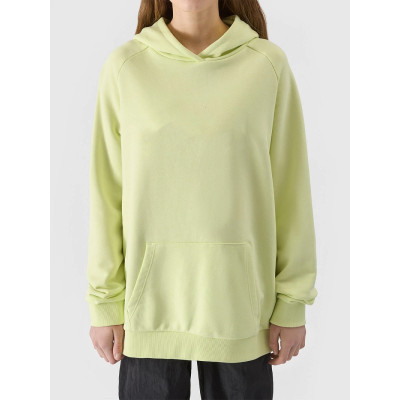 Girls 100%cotton pullover hoodies loose fit basic sweatshirts with kangaroo pockets