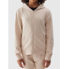New arrival girl's zip-up hoodies with pockets cotton blend hooded jackets