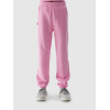 Elastic waist regular fit cotton joggers with side pockets girls athleisure design sweatpants