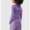New arrival long sleeve cropped t shirts for girls crew neck slim fit tees