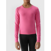 New arrival long sleeve cropped t shirts for girls crew neck slim fit tees