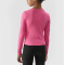 New arrival long sleeve cropped t shirts for girls crew neck slim fit tees