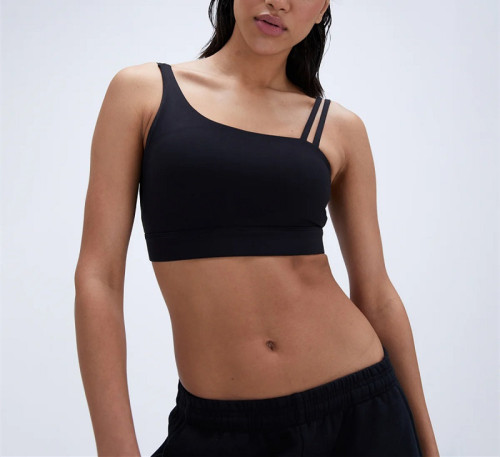 Women's new arrival Ultimate Asymmetric Double Strap Bra with removable padding