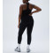 New Arrival Ultimate Scoop Neck Racer Back Unitard Plain Color Fitness Bodysuits