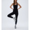 New Arrival Ultimate Scoop Neck Racer Back Unitard Plain Color Fitness Bodysuits