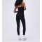 Scoop neck full length bodysuits for women with removable paddings
