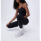 Scoop neck full length bodysuits for women with removable paddings