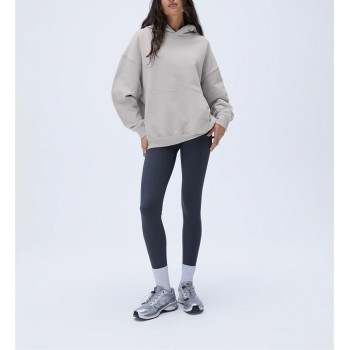 Women's oversized outdoors hoodies heavy weight cotton fleece pullovers