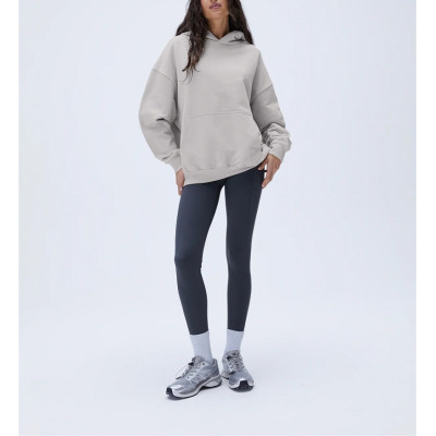 Women's oversized outdoors hoodies heavy weight cotton fleece pullovers