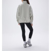 Women's Oversized Funnel Neck Zip Sweatshirt Cotton Fleece Relaxed Fit Pullover Hoodies