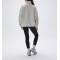 Women's Oversized Funnel Neck Zip Sweatshirt Cotton Fleece Relaxed Fit Pullover Hoodies