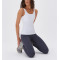 Scoop neck wide strap u back tank top close fit basic style singlets
