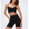 New arrival women's wrap sports bra crossover ultra soft yoga bralette with adjustable strap