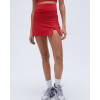 A-line side slit mini skirt with undershorts high waisted buttery soft skirts for tennis