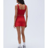 A-line side slit mini skirt with undershorts high waisted buttery soft skirts for tennis