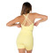 Longline back cross cropped top for women built in bra scoop neck classic style
