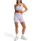 One shoulder asmmetric bra built in bra front cut out yoga bralette