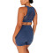 Longline high support front hollow out sports bra with mesh back