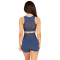 Longline high support front hollow out sports bra with mesh back