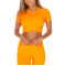 Women's fitted crossover tee lightweight breathable sports t shirts