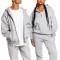 New arrival unisex zipper hoodies with kangaroo pockets zip up hooded jackets