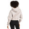 Relaxed fit hooded jackets full zipper cropped hoodies with front pockets
