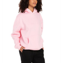 Unisex loose fit pullover with kangaroo pockets long sleeve cotton fleece hoodies
