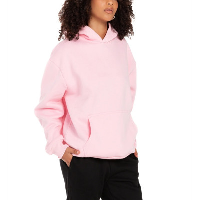 Unisex loose fit pullover with kangaroo pockets long sleeve cotton fleece hoodies