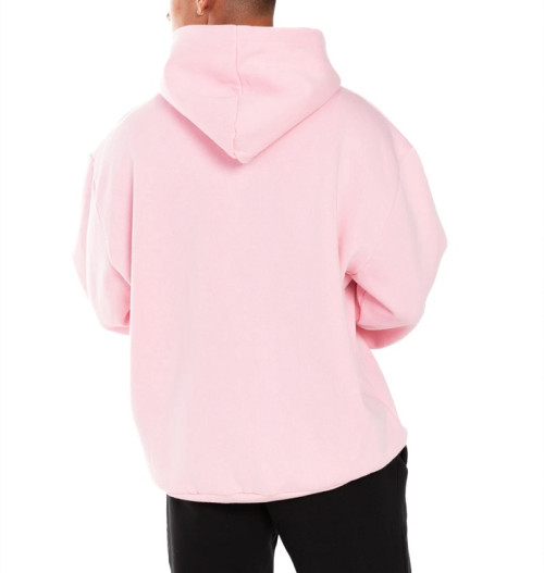 Unisex loose fit pullover with kangaroo pockets long sleeve cotton fleece hoodies