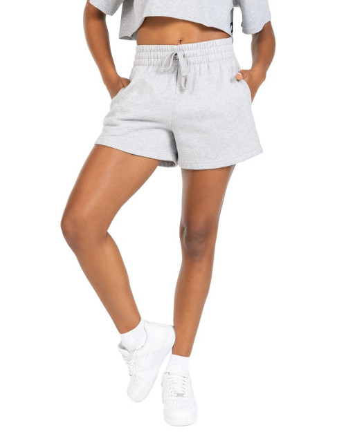 High waist cotton running shorts with side pockets adjustable cozy shorts for women