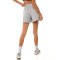 New arrival adjustable waist athleisure shorts for women cotton fleece cozy fit running shorts