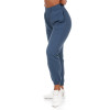 Cotton fleece jogger pants with side pockets adjustable waist trackpants