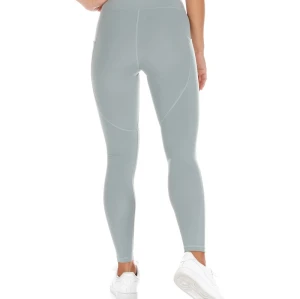Full length pocket leggings for women tummy control nylon spandex yoga leggings