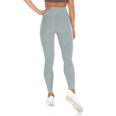 Full length pocket leggings for women tummy control nylon spandex yoga leggings