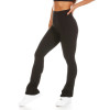 High waisted no front seam flared pants 4 ways stretchy yoga pants