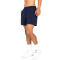 Elastic waist woven shorts with side pockets lightweight gym shorts with drawstring