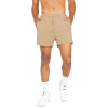 Elastic waist woven shorts with side pockets lightweight gym shorts with drawstring