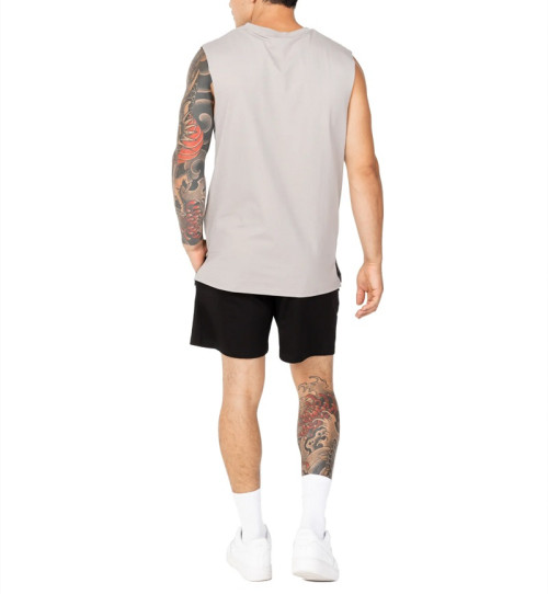 New arrival crew neck tanks solid color basic style athletic fit singlets