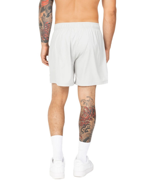 Elastic waist woven shorts with side pockets loose fit athetic men shorts